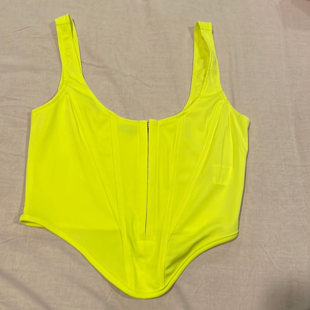 Yellow corset